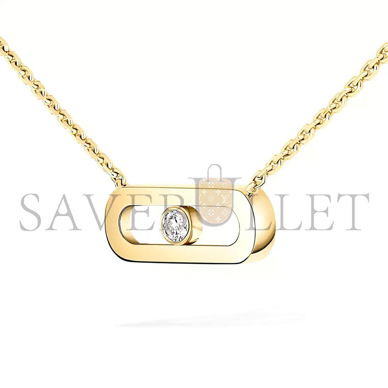 Mes1kaa move uno necklace yellow gold d1am0nd necklace 14613-yg